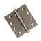 Embassy 4 x 4 Solid Brass Ball Bearing Hinge, Satin Nickel Finish with Flat Tips 4040BBUS15F-1 - alternate 1
